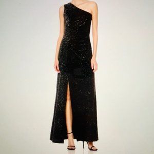 Calvin Klein Women's Long Velvet Dress